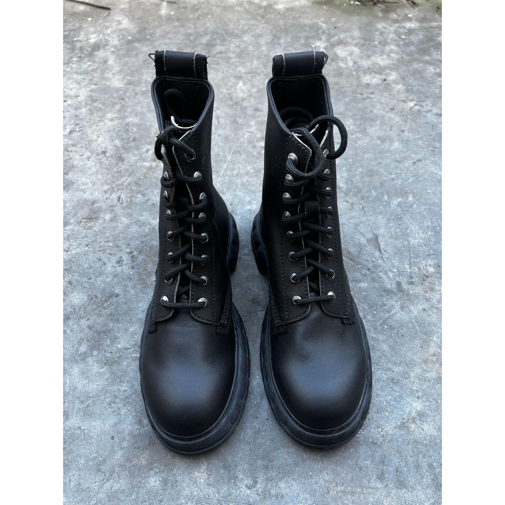 VIRON Viron 1992 Sustainable Black Combat Boots Size 39 Brand New Size US 9 / IT 39 - 2 Thumbnail