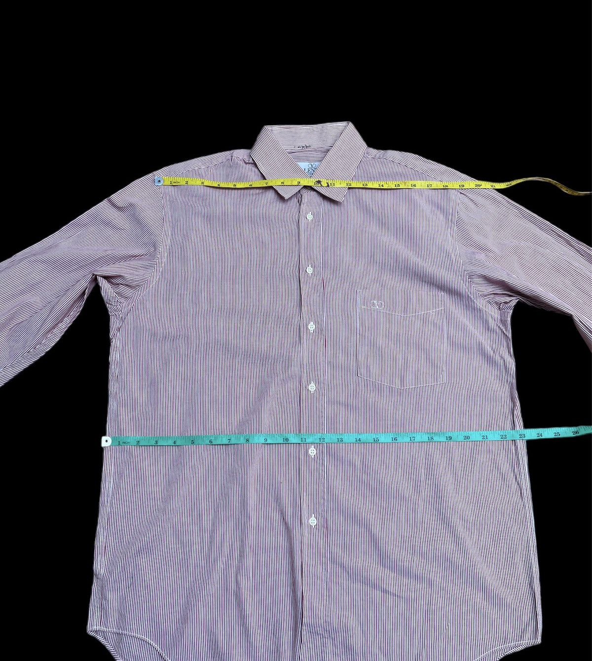 Valentino Vintage Valentino Italy Button Ups Shirt Striped Size US XL / EU 56 / 4 - 8 Thumbnail