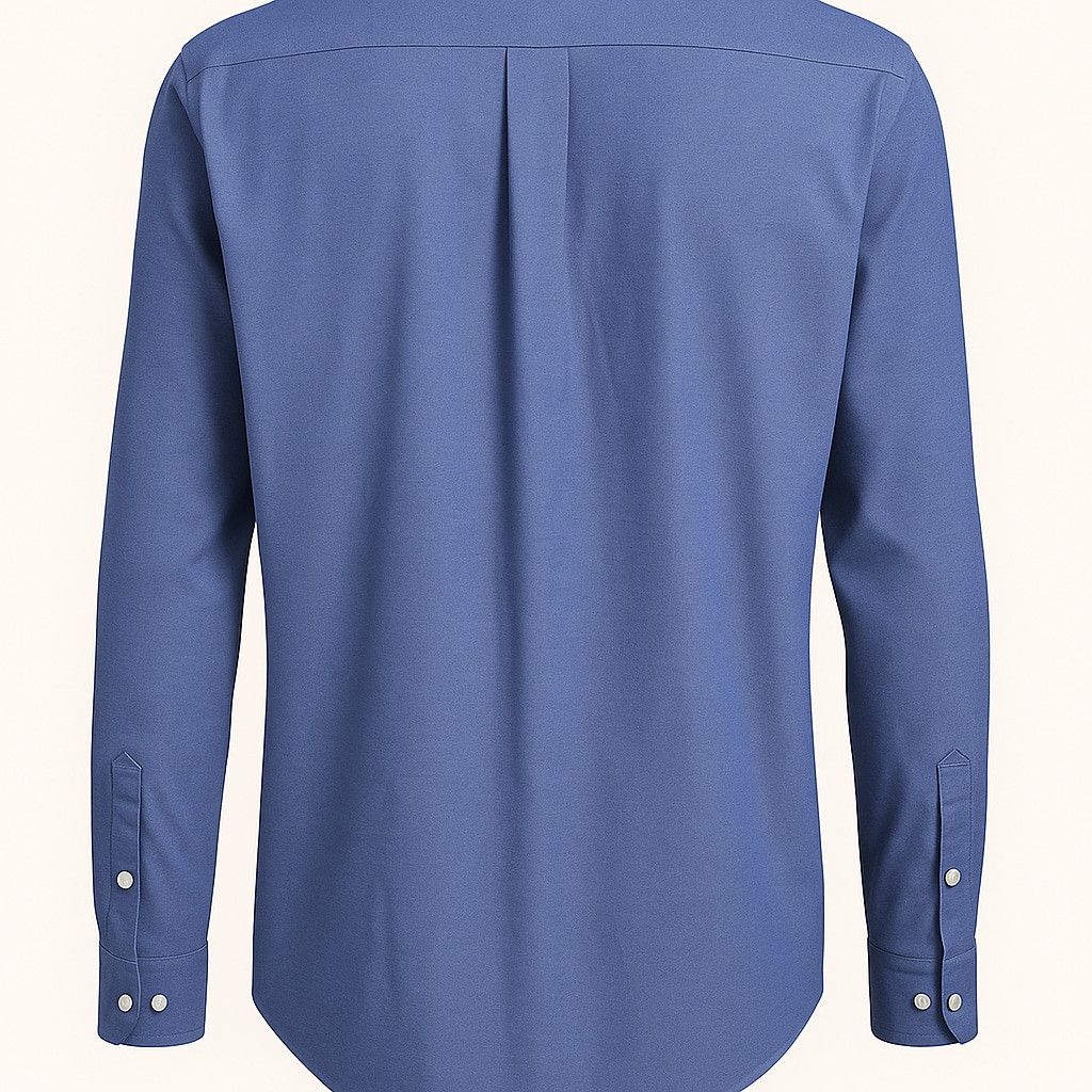 Van Heusen Van Heusen Blue Pinpoint Oxford Dress Shirt 18.5 34/35 Size US S / EU 44-46 / 1 - 3 Thumbnail