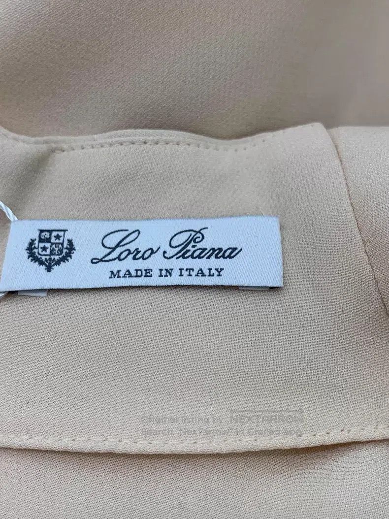 Loro Piana Loro Piana Apricot High-Neck Long Sleeve Shirt Size S / US 4 / IT 40 - 4 Thumbnail