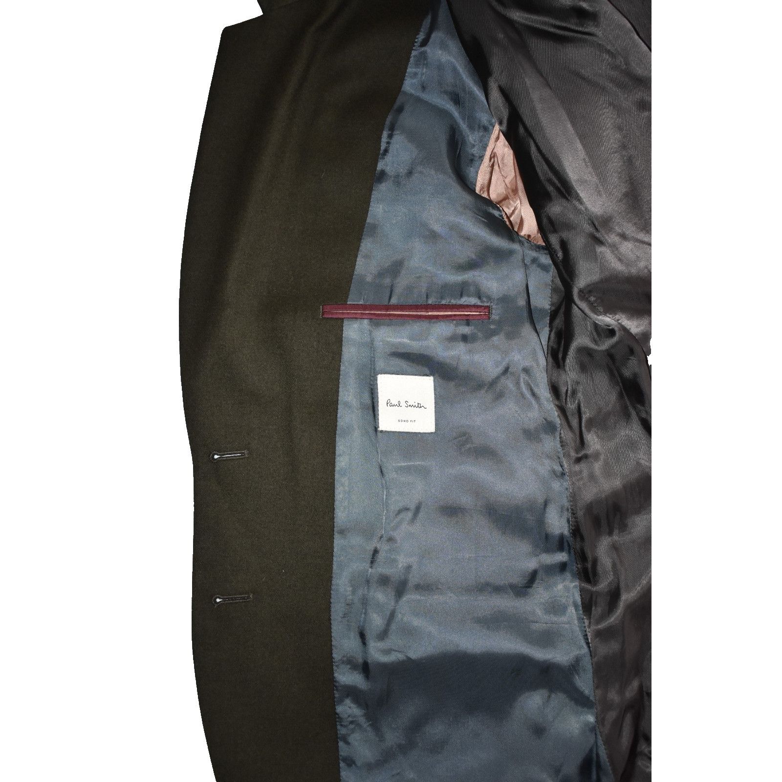 Paul Smith PAUL SMITH Olive Brown Wool Cashmere Soho Fit Blazer 46/56 Size L / US 10 / IT 46 - 6 Thumbnail