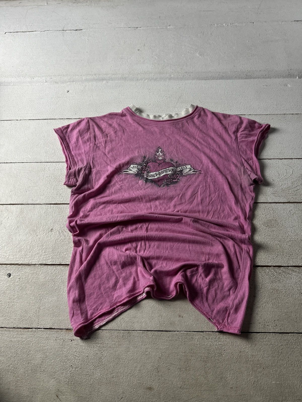 Harley Davidson 2005🚨VNTG HARLEY DAVIDSON WOMEN TEE EUROPEAN BIKE WEEK Size M / US 6-8 / IT 42-44 - 1 Thumbnail