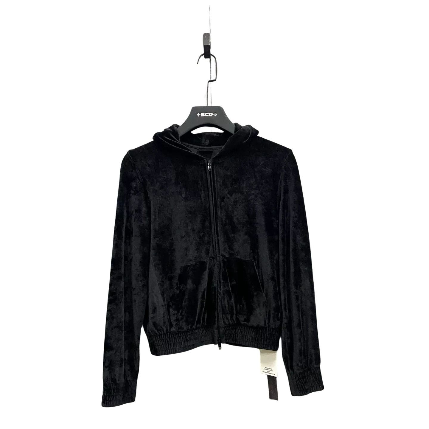 Balenciaga Balenciaga Rhinestone Logo Velvet Hoodie 36 Size XS / US 0-2 / IT 36-38 - 1 Thumbnail