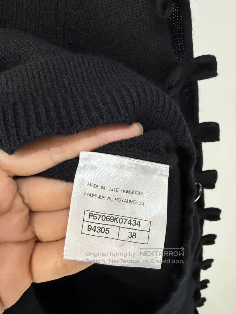 Chanel Chanel Black backless bow cashmere long-sleeved sweater Size XS / US 0-2 / IT 36-38 - 4 Thumbnail