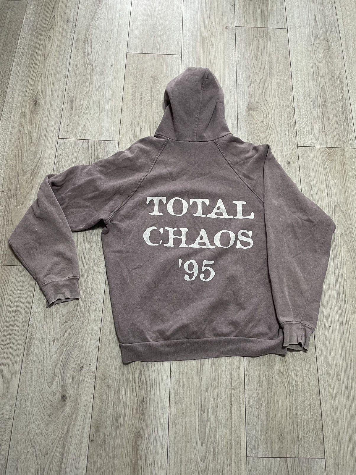 Band Tees Very Rare 1995 The Exploited Total Chaos 95s Hoodie Vintage Size US XL / EU 56 / 4 - 4 Thumbnail