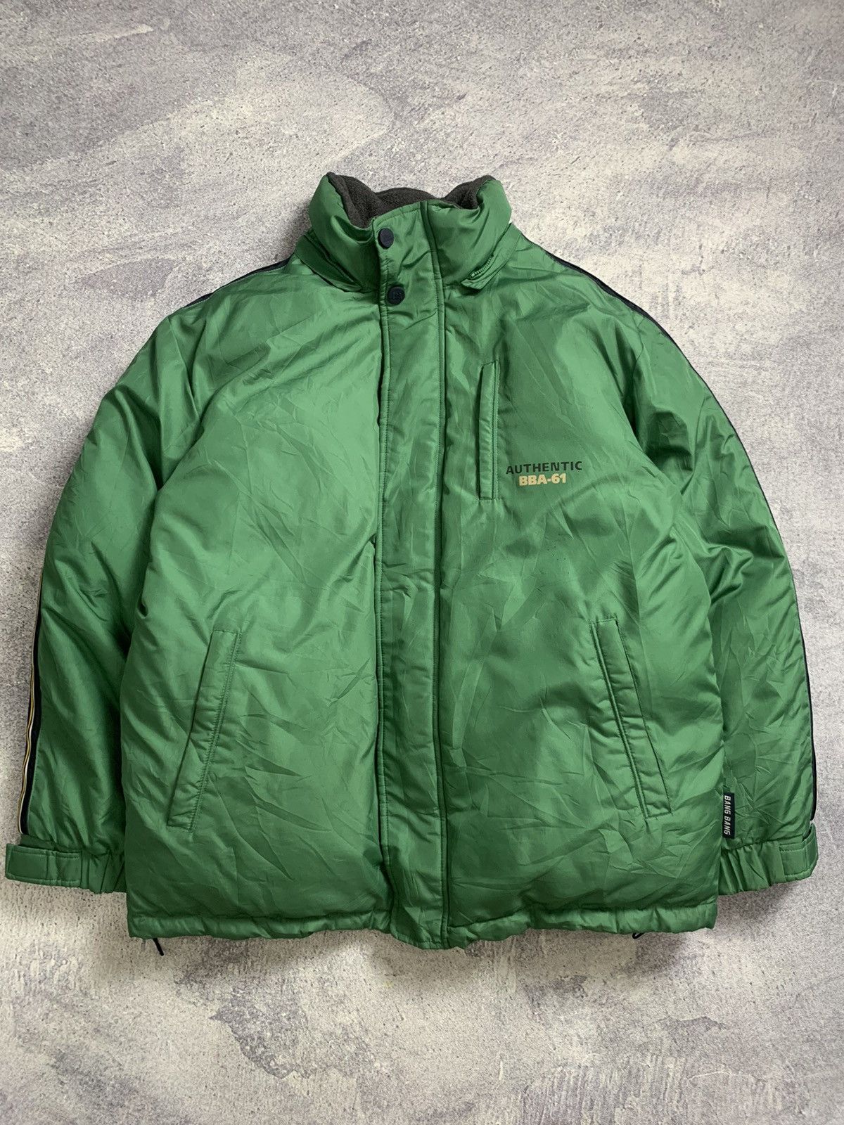 Japanese Brand × Vintage Vintage Green 'Bangbang' Down Jacket Size US M / EU 48-50 / 2 - 4 Thumbnail