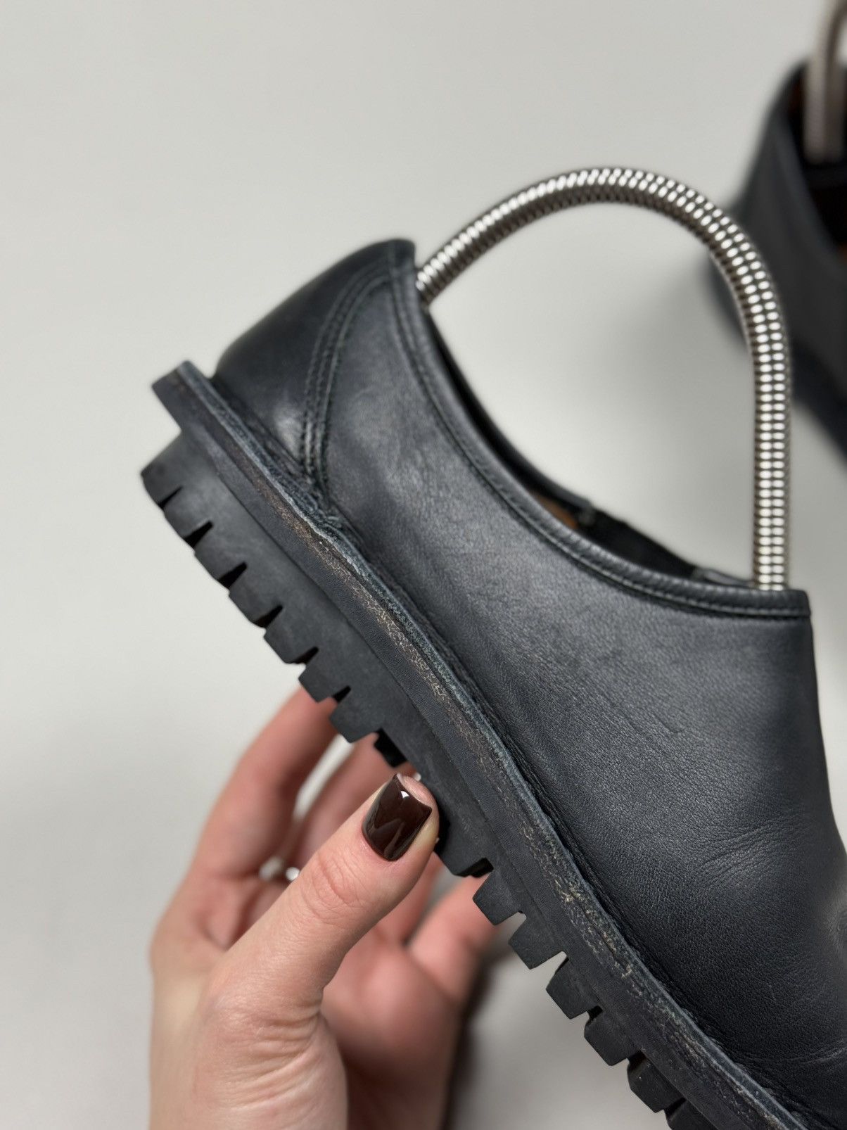 Trippen Trippen Yen Ladies Leather Avant-Garde Low Top Classic Shoes Size US 6 / IT 36 - 5 Thumbnail