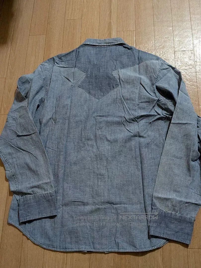 RRL Ralph Lauren RRL Double RL Vintage Western Denim Shirt. Size US XL / EU 56 / 4 - 2 Thumbnail