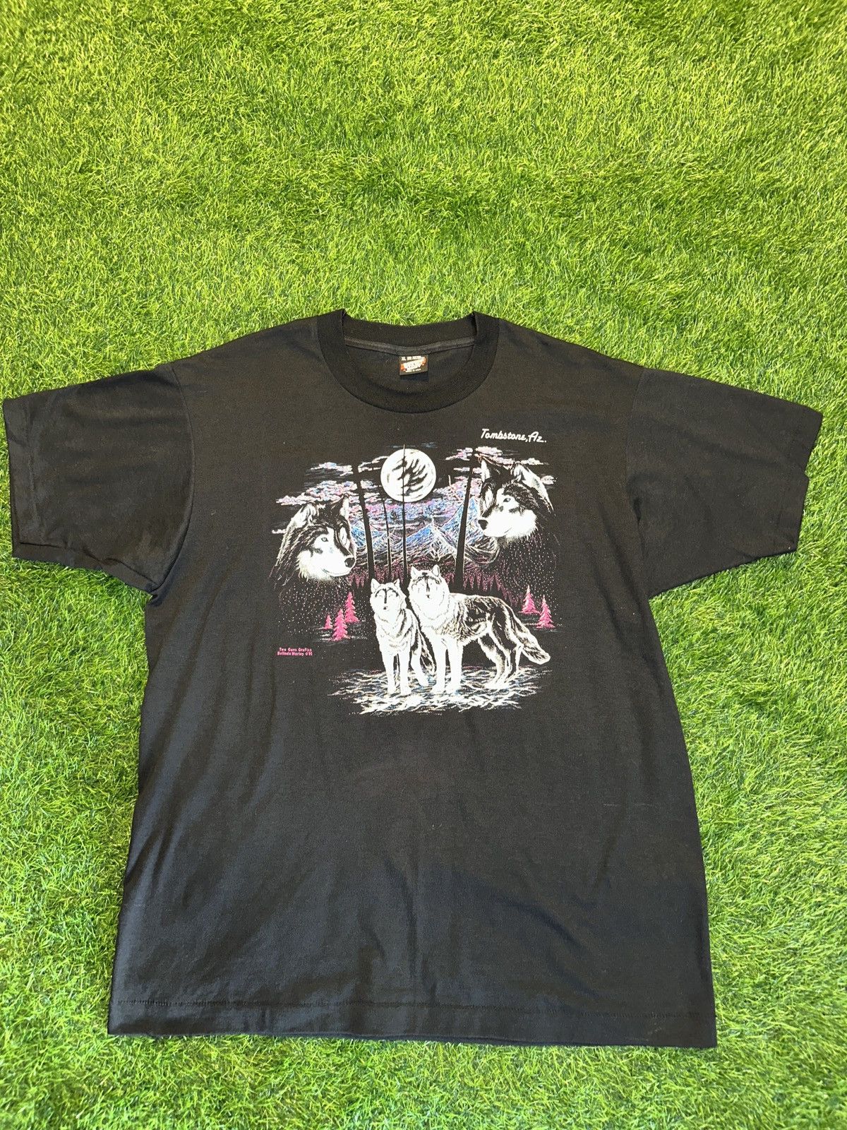 Vintage Vintage 1991 belinda worley wolf tee shirt size XL Size US XL / EU 56 / 4 - 1 Thumbnail