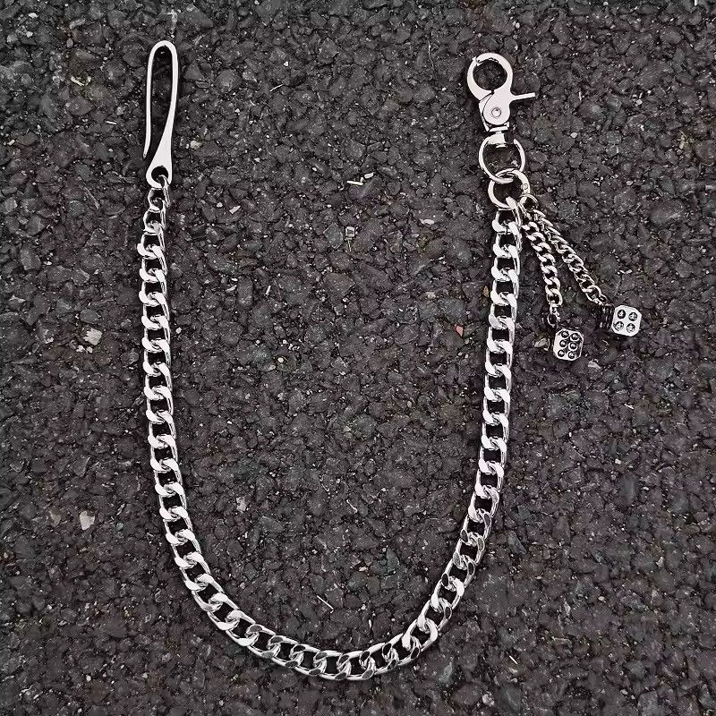 Vintage men single layer dice pants chain Size ONE SIZE - 2 Thumbnail