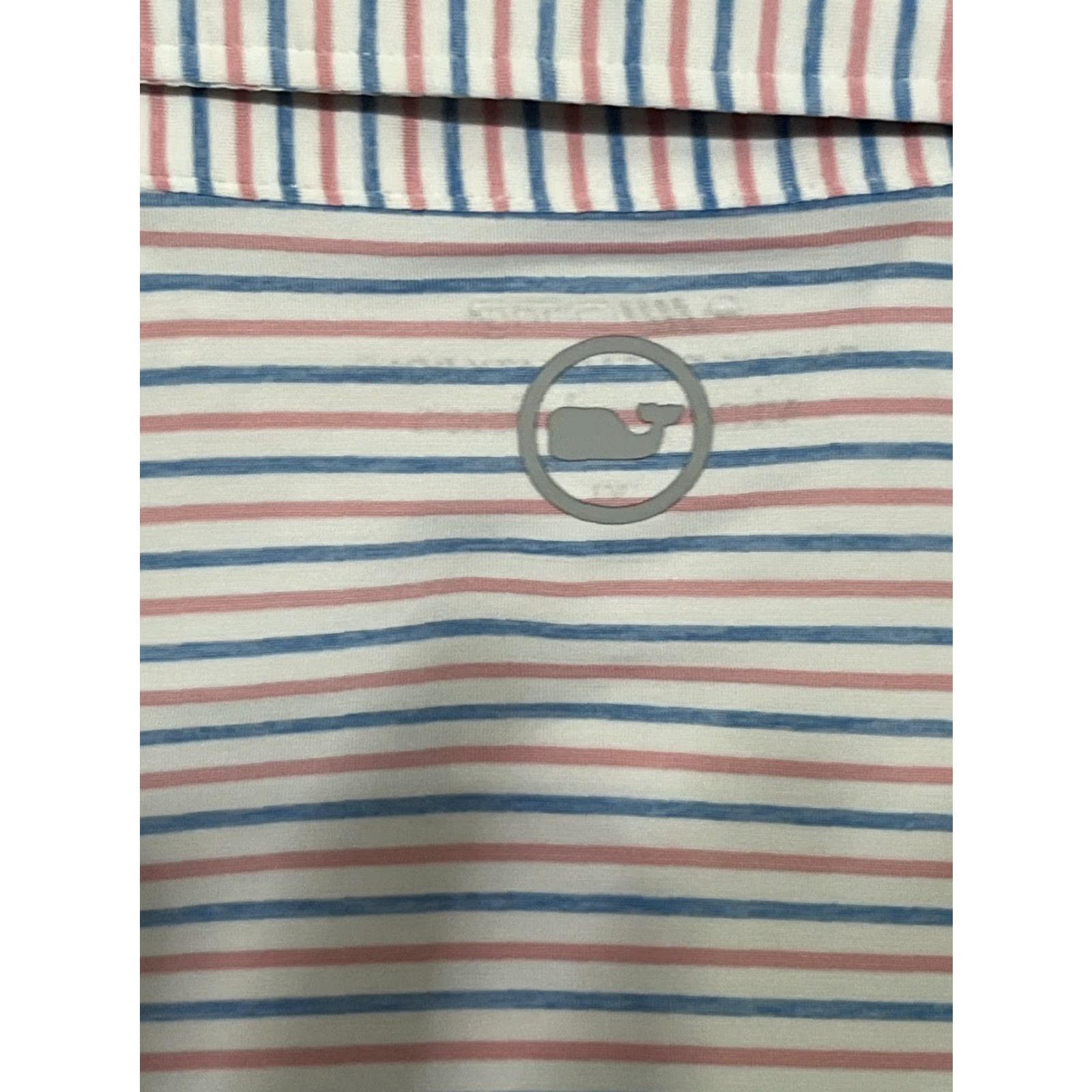 Vineyard Vines Vineyard Vines OTG On-The-Go Sankaty Performance Polo Shirt Striped XL Men Polo Short Sleeve Regular Multicolor Logo Spring Summer Golf Tennis Walking Size US XL / EU 56 / 4 - 7 Thumbnail