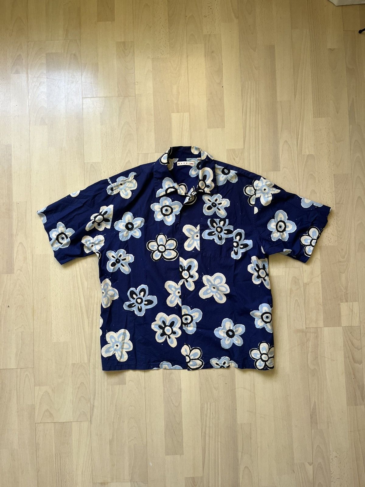 Marni × Uniqlo Marni x Uniqlo floral shirt Size US XL / EU 56 / 4 - 5 Thumbnail