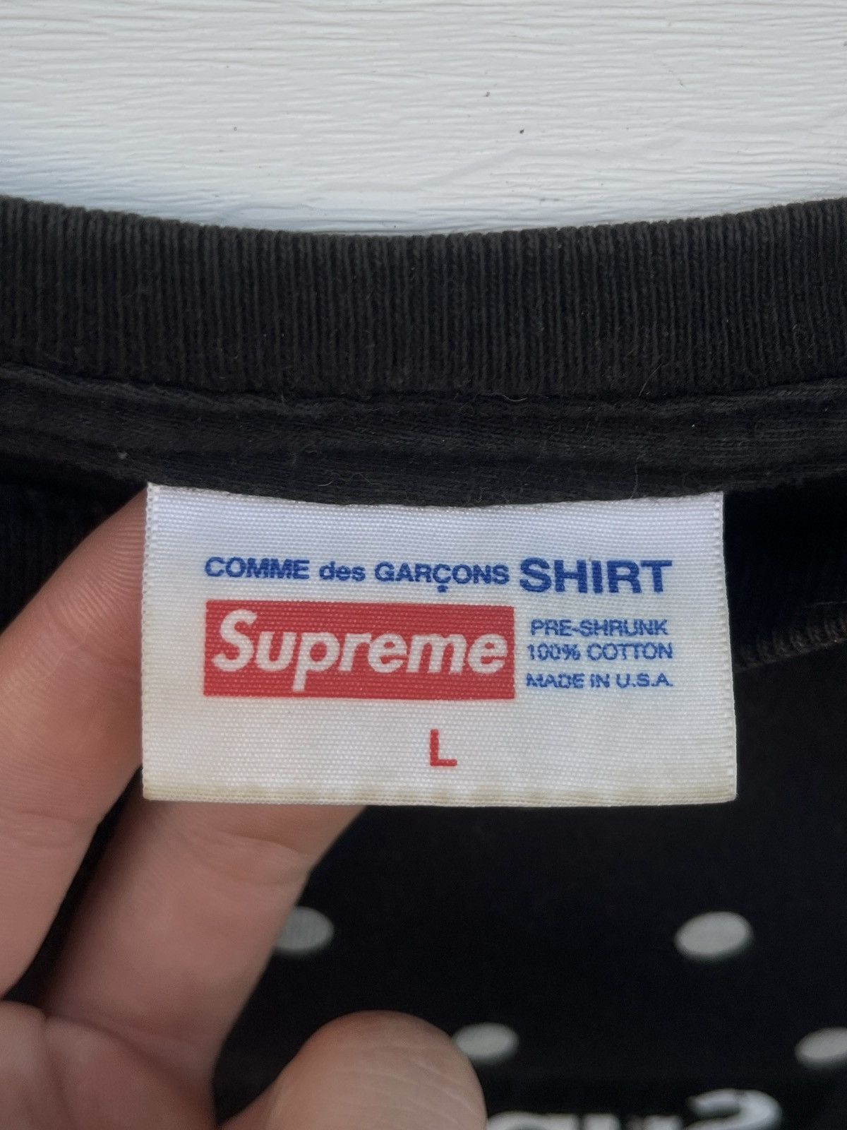 Comme des Garcons SHIRT × Supreme Supreme x Comme Des garçons Shirt SS12 Size US L / EU 52-54 / 3 - 6 Thumbnail