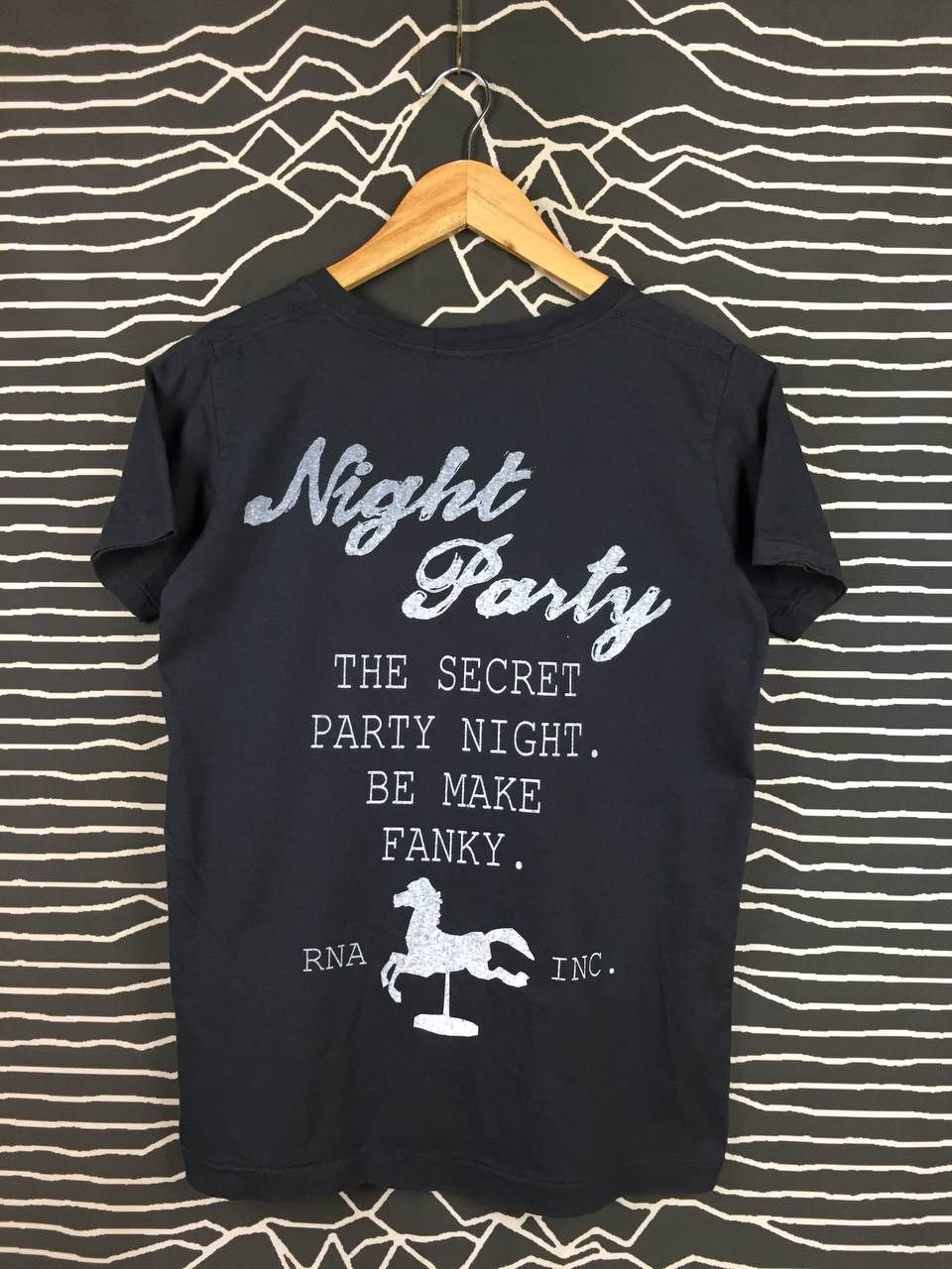 Japanese Brand RNA Inc Alternative RNA Public Night Secret Party Night Tee Size US M / EU 48-50 / 2 - 7 Thumbnail