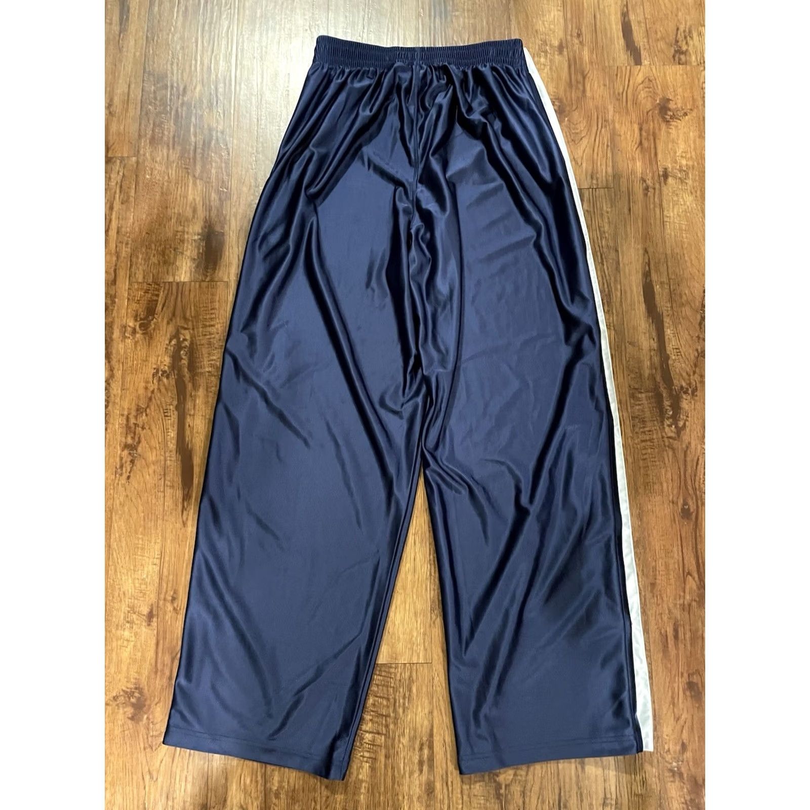Nike Vtg Team Nike Basketball Snap Pants Blue White Button Break Away Size XL (F596) Size US 36 / EU 52 - 5 Thumbnail