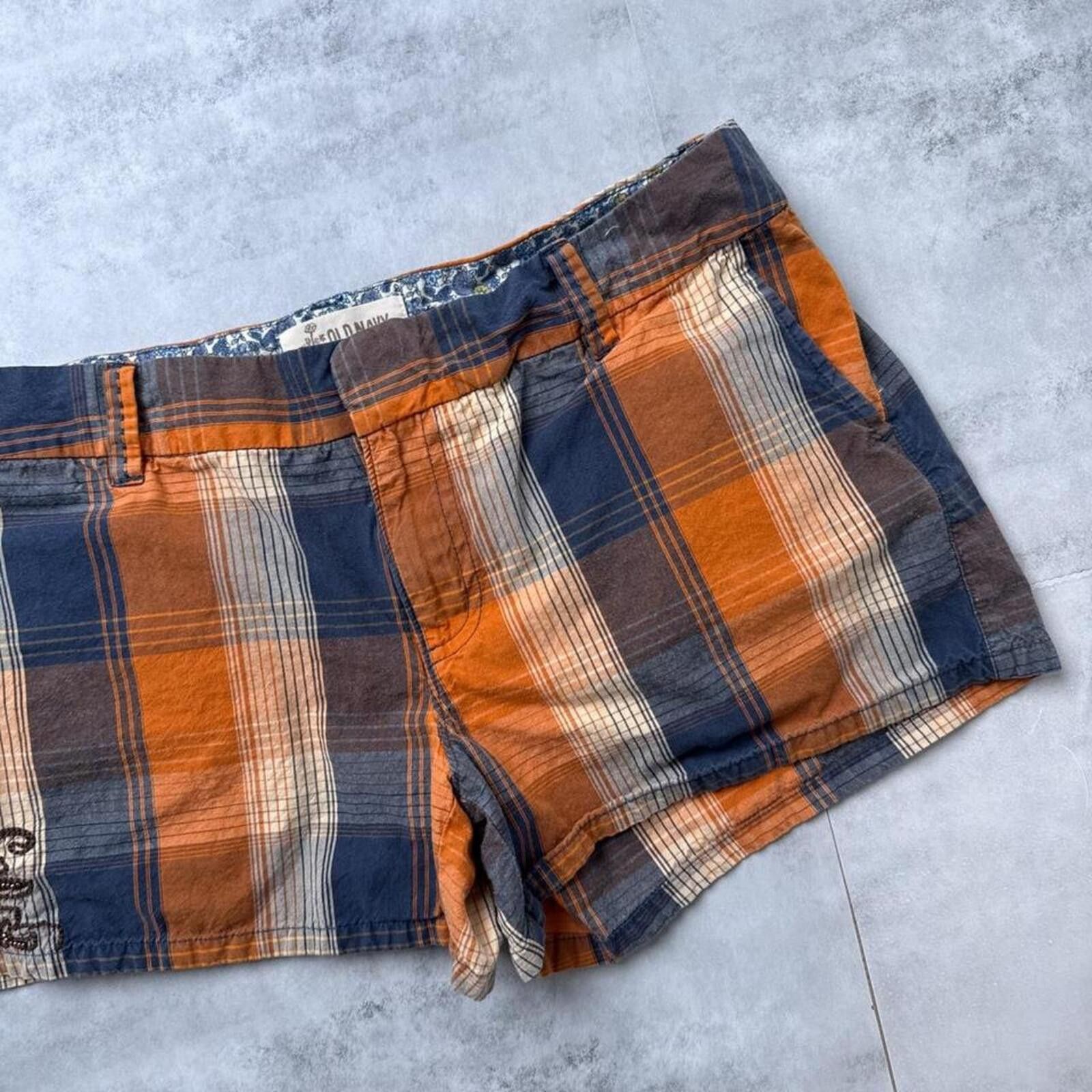 Old Navy Y2K Old Navy Surf Orange Grunge shorts Size 28" / US 6 / IT 42 - 6 Thumbnail