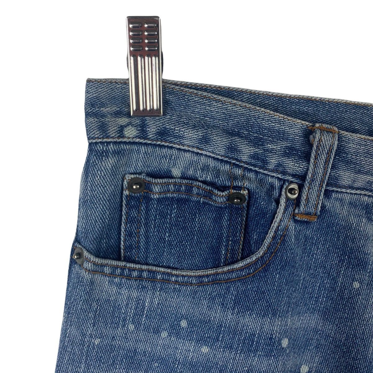 Japanese Brand JTU japanesebrand painter patcher blue jeans Size 29" - 9 Thumbnail