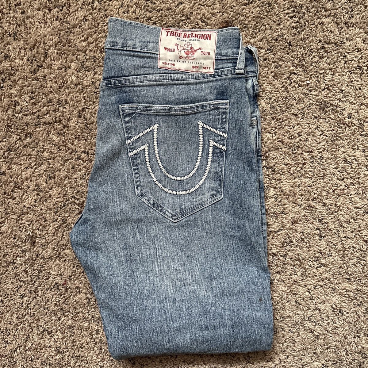 True Religion True Religion Geno Jeans 33” Size US 33 - 1 Thumbnail