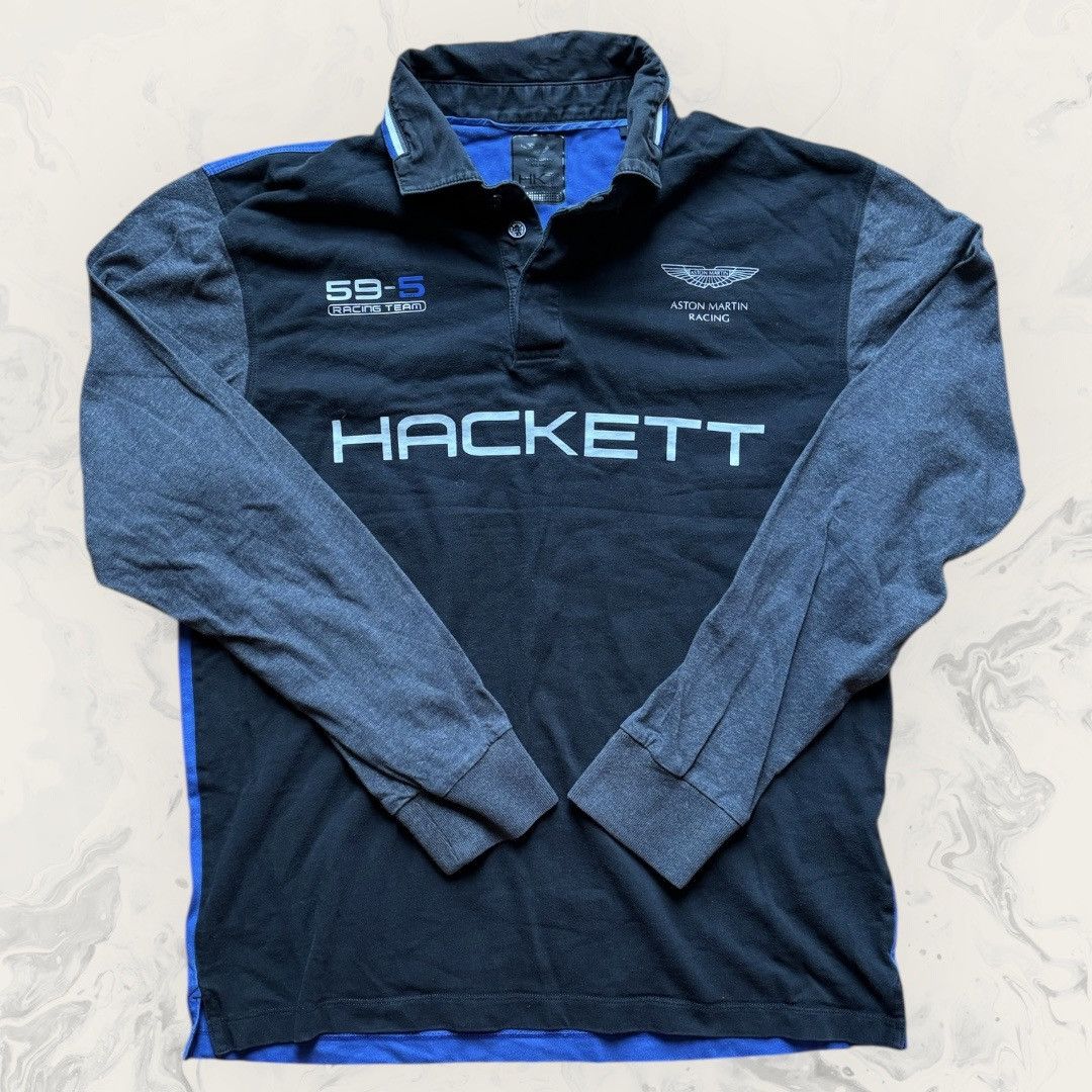 Hackett Vintage Hackett Aston Martin Racing Longsleeve Sweatshirt Size US L / EU 52-54 / 3 - 1 Thumbnail