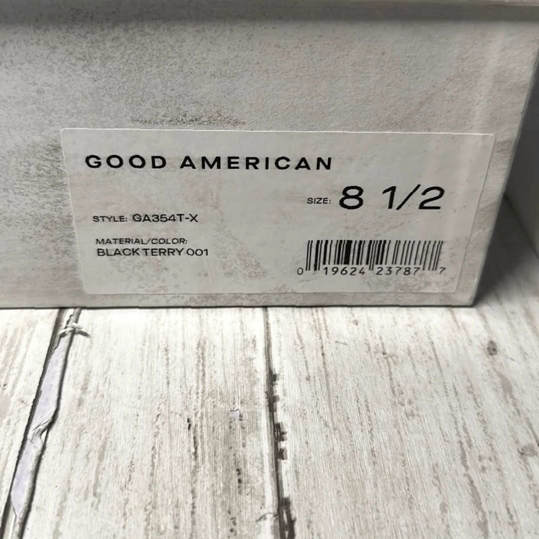 Good American **Good American Black Terry Strappy Women's Heels Size 8.5 NEW** User: **Good American Black Terry Strappy Heels Size 8.5 NEW** Size US 9 / IT 39 - 3 Thumbnail