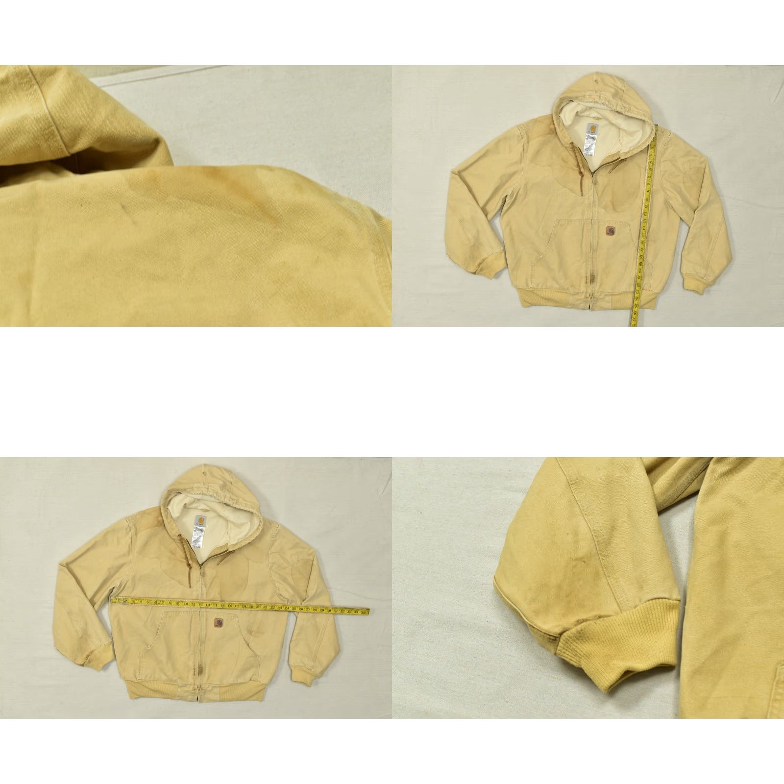 Carhartt Carhartt Jacket L Bomber J130 WET Thermal Lined Duck Canvas Cotton Tan Brown Regular Men Size US L / EU 52-54 / 3 - 8 Thumbnail