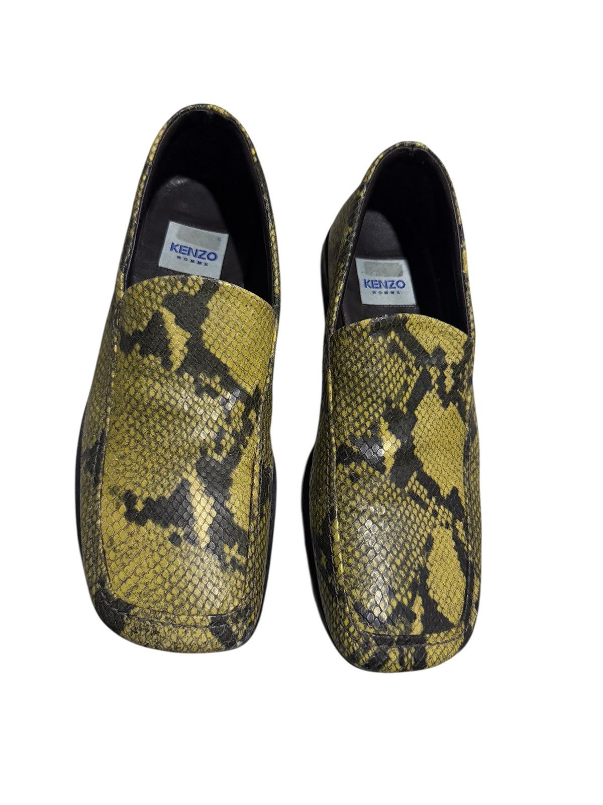 Kenzo GRAILED‼️ KenzoHomme Collection Snake Skin Square Toe Loafer Size US 10 / EU 43 - 2 Thumbnail