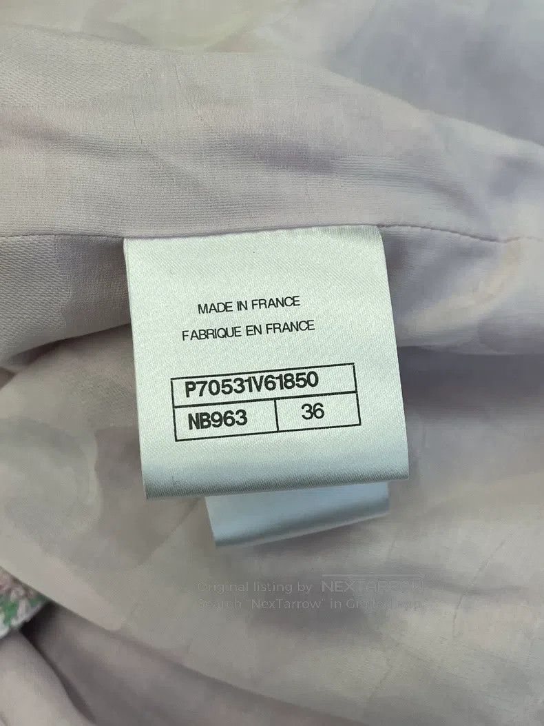 Chanel Chanel 21S spring and summer pink and green mixed colour b Size XS / US 0-2 / IT 36-38 - 6 Thumbnail
