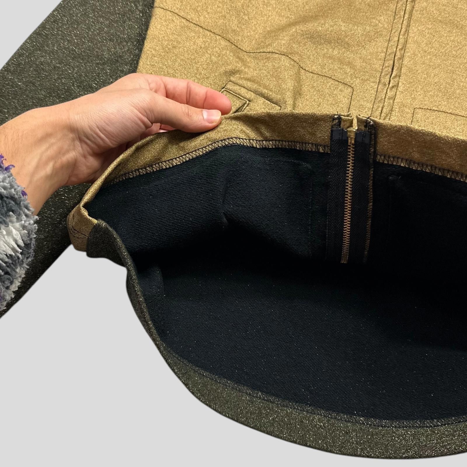 Comme des Garcons CDG Homme 2011 Gold Glitter Work Jacket - L (M) Size US L / EU 52-54 / 3 - 4 Thumbnail