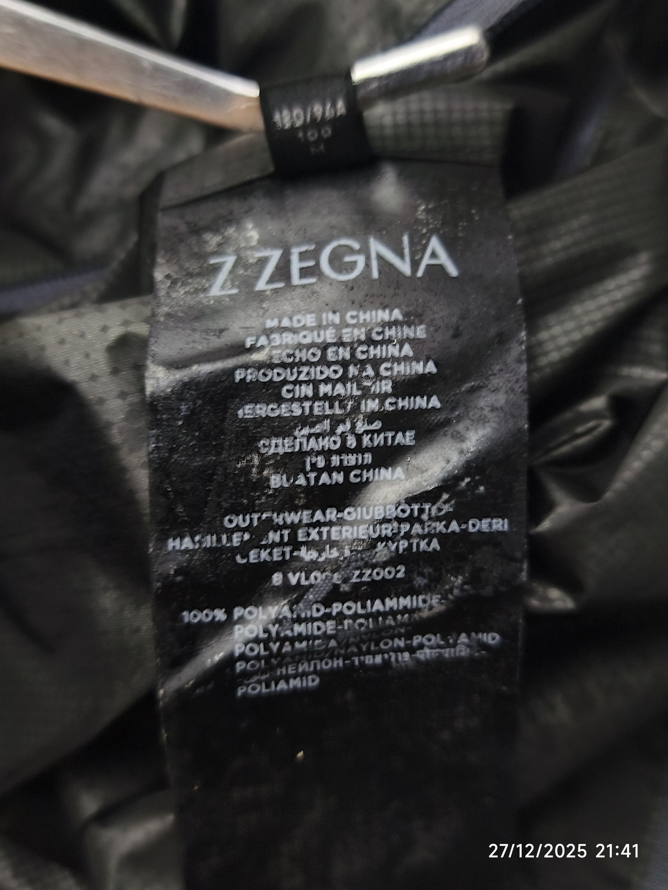 Z Zegna Z Zegna Windbreaker Laminated Fabric Jacket Size US M / EU 48-50 / 2 - 17 Thumbnail