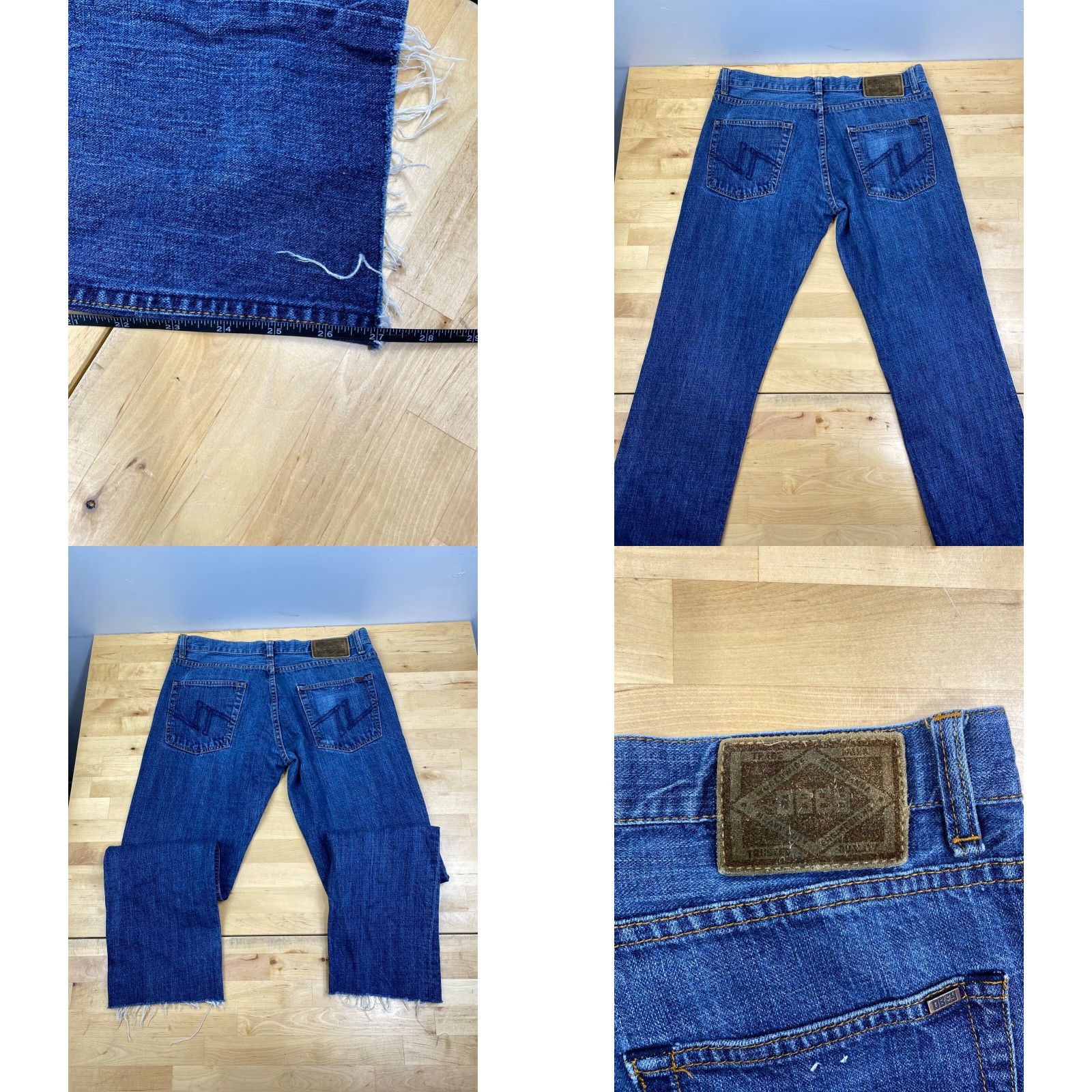 Obey OBEY Denim Jeans Mens 32x27 Blue Slim Straight Casual Skate Denim Jeans Obey Mens 32 Blue Slim Straight Pants Size US 32 / EU 48 - 8 Thumbnail