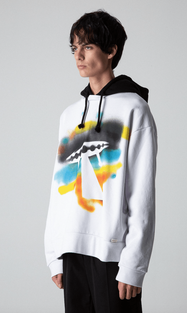 Marni Marni UFO Graphic Hooded Sweatshirt Size US L / EU 52-54 / 3 - 4 Thumbnail