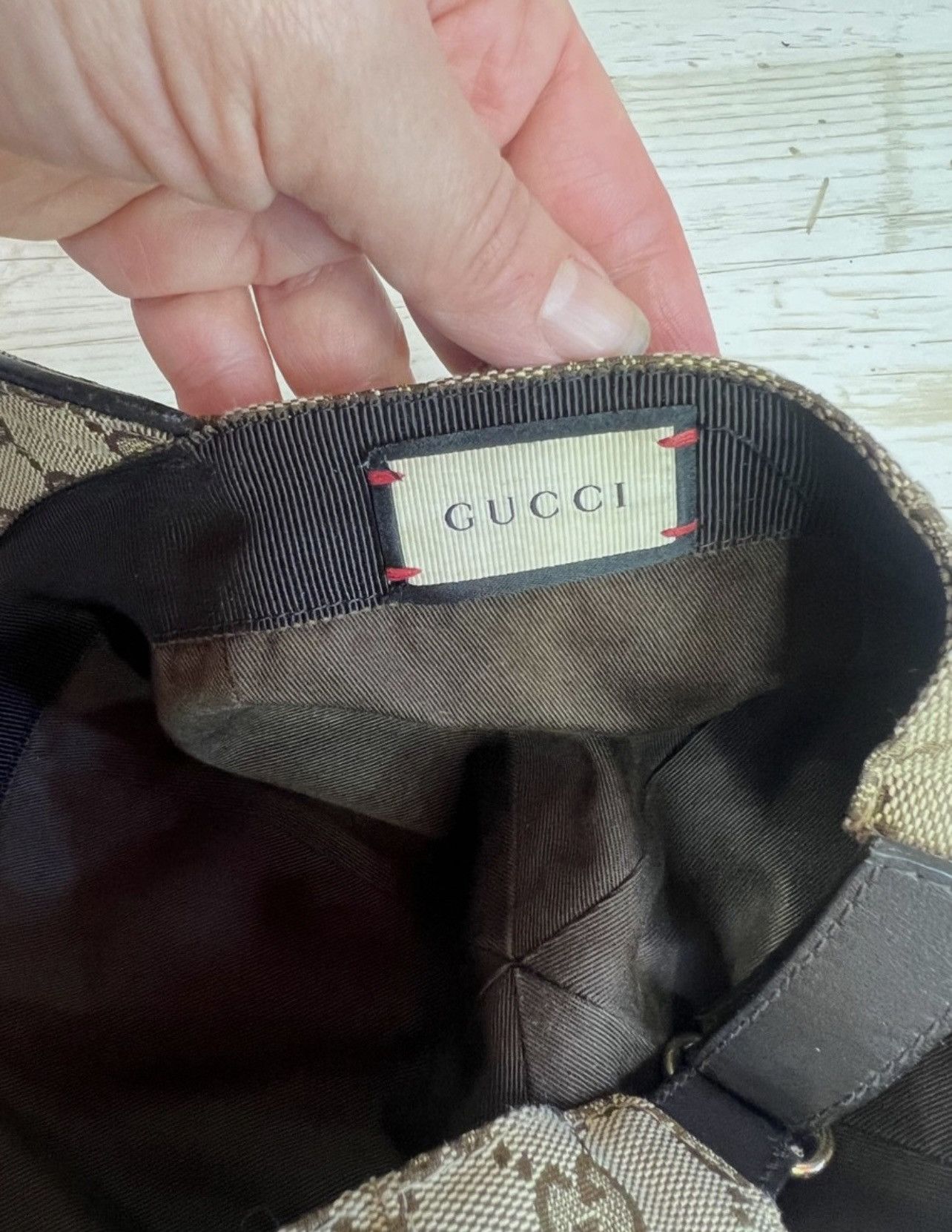 Gucci Gucci Monogram Baseball Cap – Size M Size ONE SIZE - 9 Thumbnail