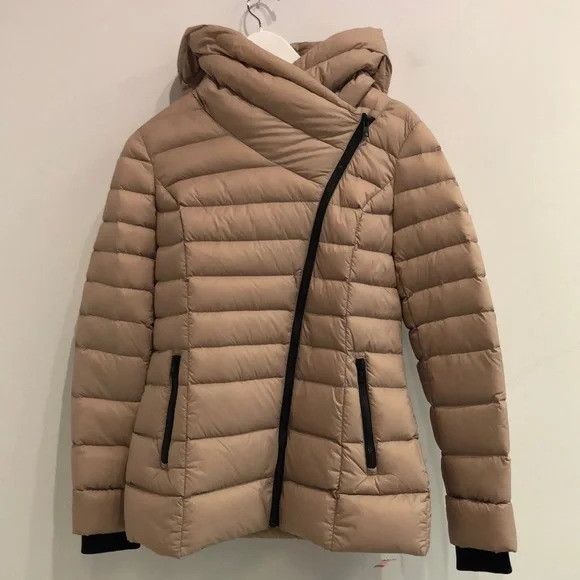 image of Soia Kyo Soia & Kyo Jacinda Quartz Asymmetrical Down Jacket, Women's (Size Medium)