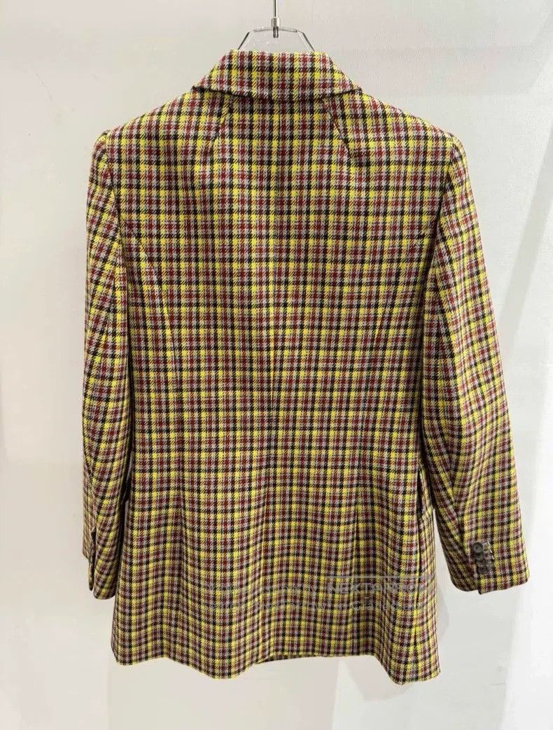 Balenciaga Balenciaga Checkered hourglass blazer Size XXS / US 00 / IT 34 - 2 Thumbnail