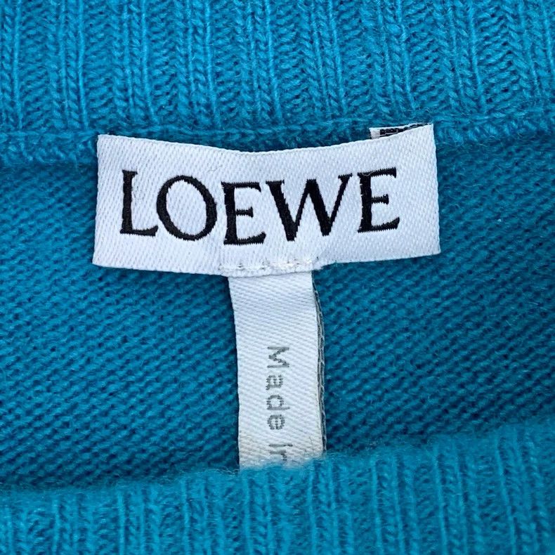 Loewe LOEWE Colorful snowflake letters embedded wool round neck Size S / US 4 / IT 40 - 5 Thumbnail