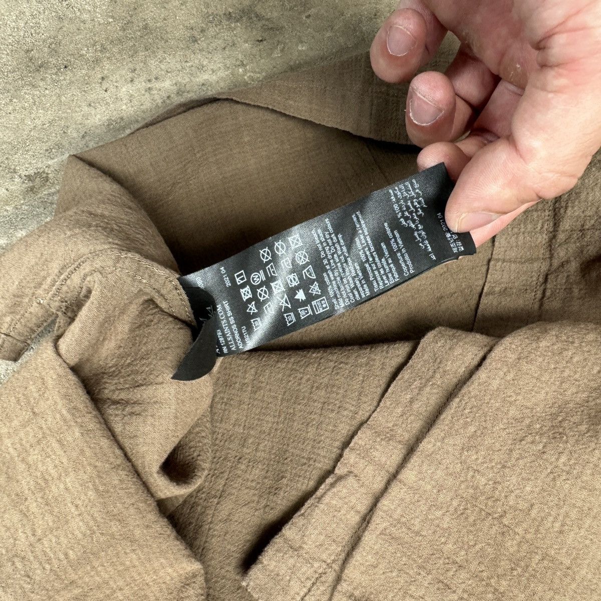 Allsaints Allsaints Adornos Brown Shirt Size US M / EU 48-50 / 2 - 4 Thumbnail