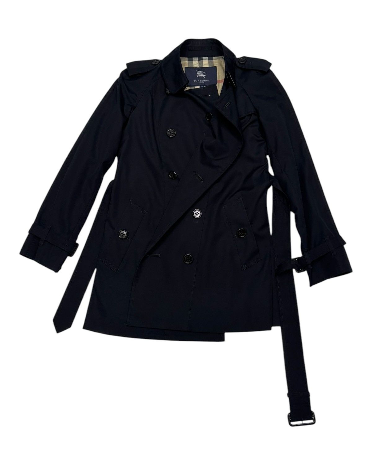 Burberry 🔥BURBERRY KENSINGTON DOUBLE BREASTED TRENCH COAT BELTED Size S / US 4 / IT 40 - 7 Thumbnail