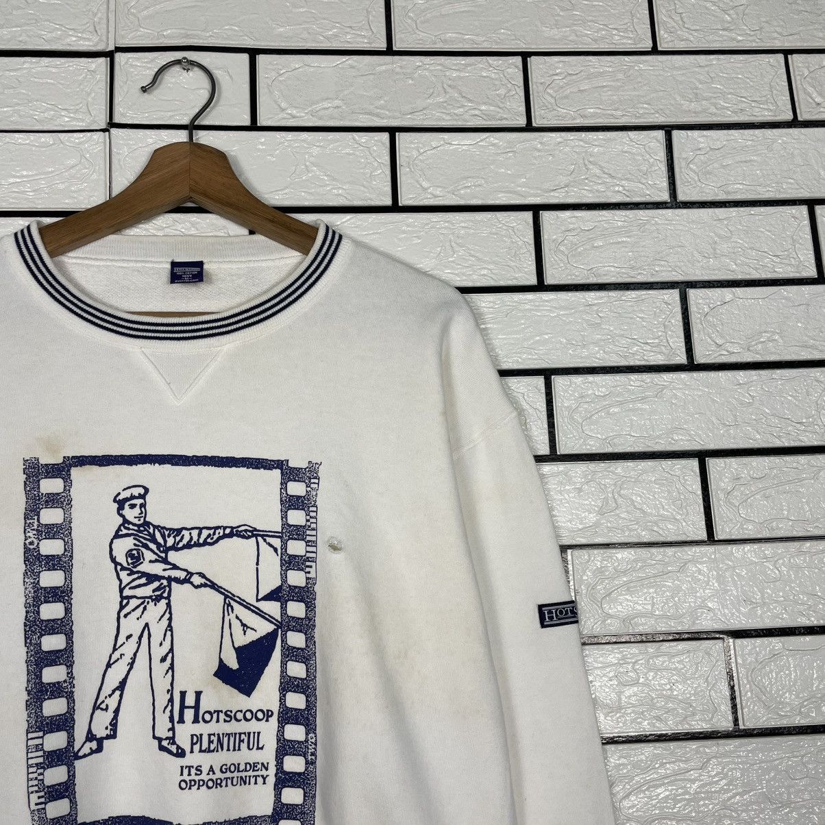 Japanese Brand Hotscoop Big Logo Crewneck Sweatshirt Size US M / EU 48-50 / 2 - 5 Thumbnail
