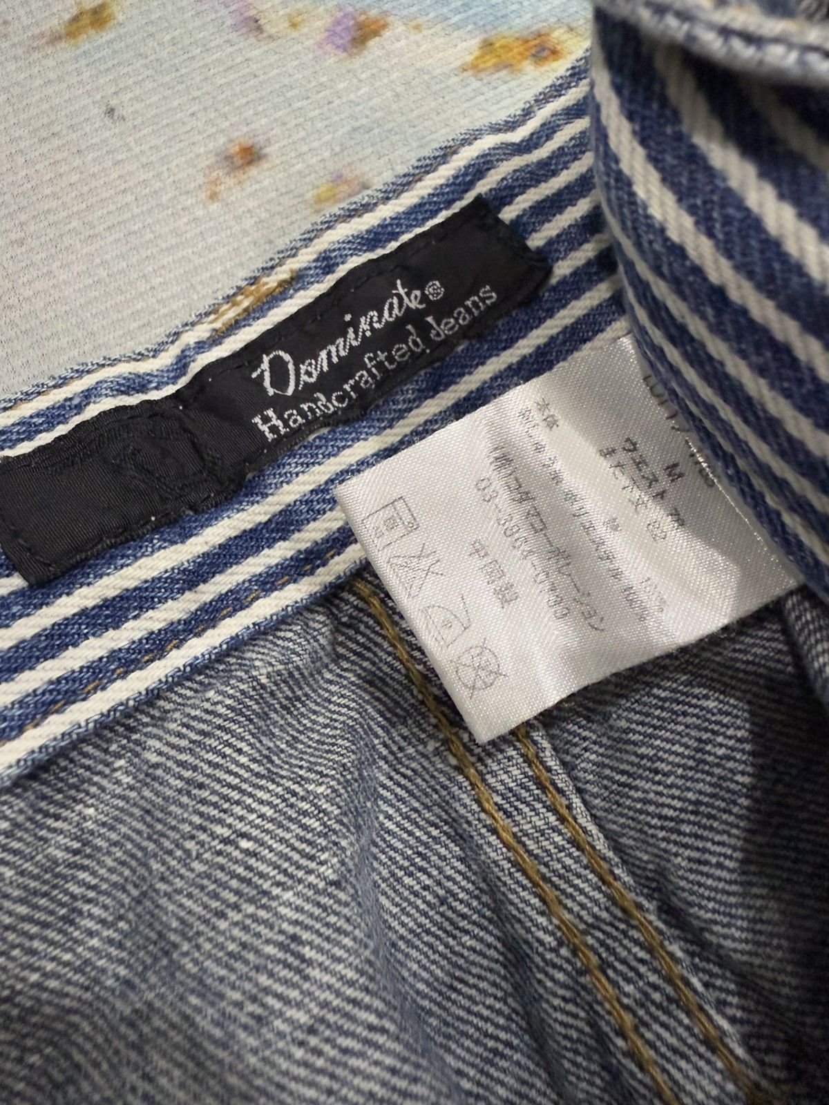 If Six Was Nine DOMINATE DOUBLE WAIST DISTRESSED JEANS Size US 32 / EU 48 - 10 Thumbnail