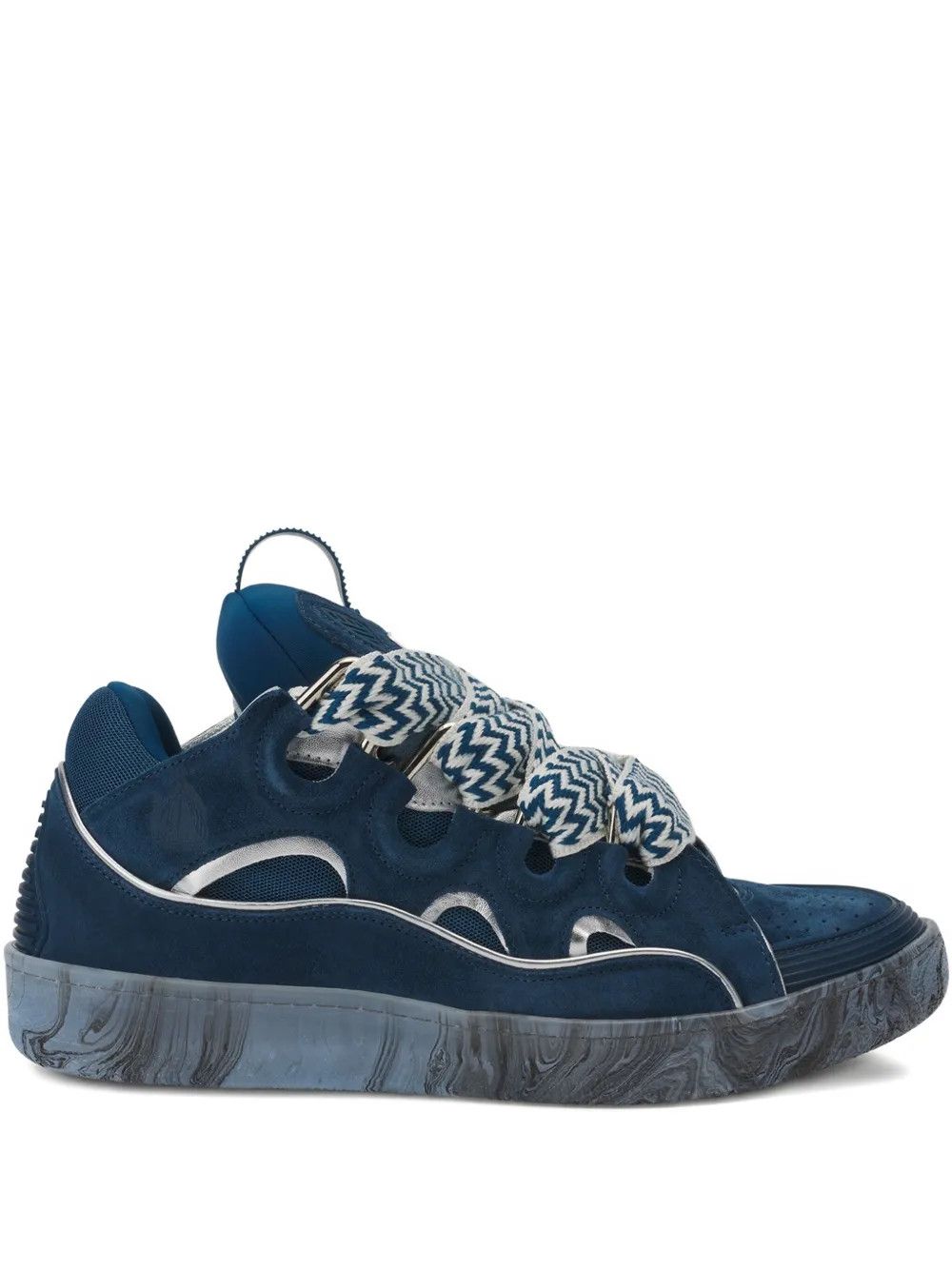 Lanvin oc11z0426 Curb Sneakers in Navy Blue Size US 7 / EU 40 - 1 Thumbnail