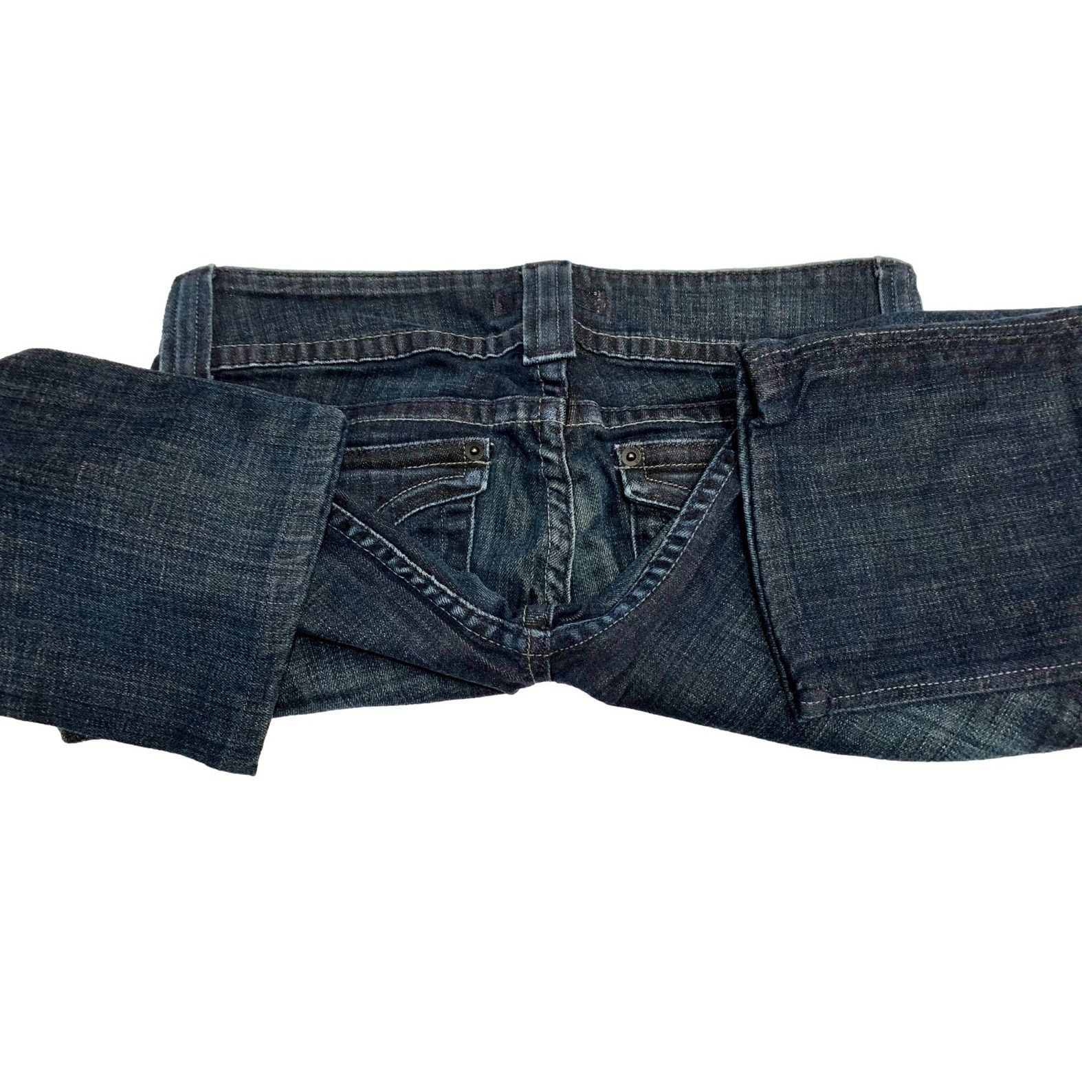 Hudson Hudson Dark Blue Signature Straight Leg Ankle Jeans size 27 Size 27" / US 4 / IT 40 - 6 Thumbnail