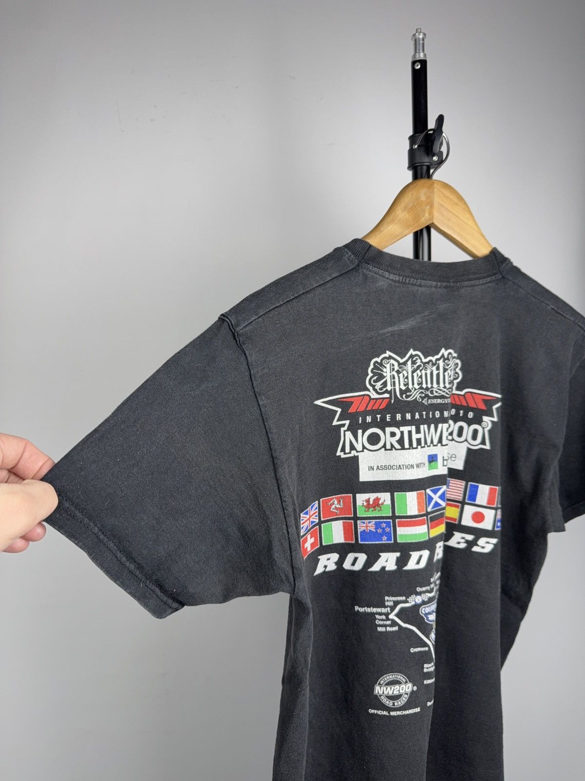 Vintage 00s Northwest 200 2010 Road Racing Moto T-Shirt Relentless Size US M / EU 48-50 / 2 - 13 Thumbnail