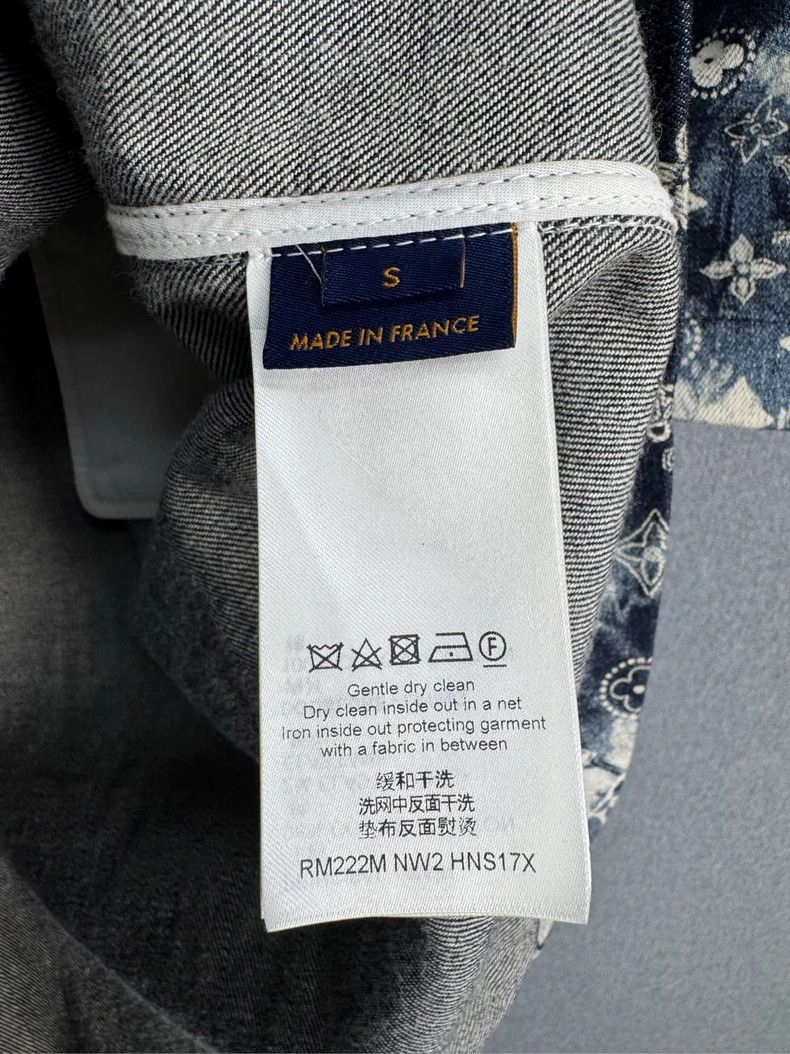 Louis Vuitton Louis Vuitton Cashew denim shirt Size US S / EU 44-46 / 1 - 6 Thumbnail
