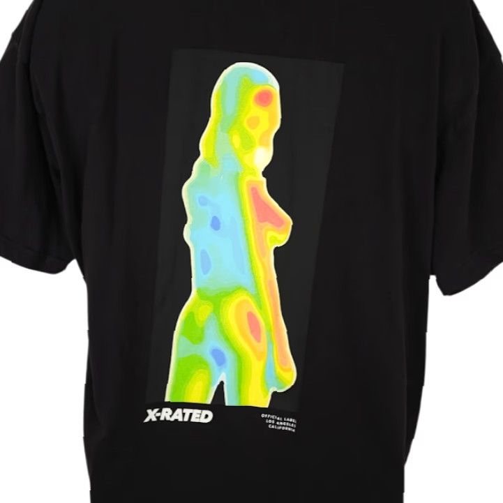Vintage X Rated Heat Vision T Shirt Mens 2XL NOVA Black Cotton Streetwear Crew Neck Short Sleeve Art 2020s Mens Size US XXL / EU 58 / 5 - 2 Thumbnail