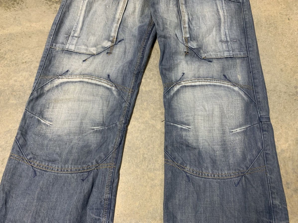 If Six Was Nine Distressed double knee NEXT JEAN Size US 34 / EU 50 - 5 Thumbnail