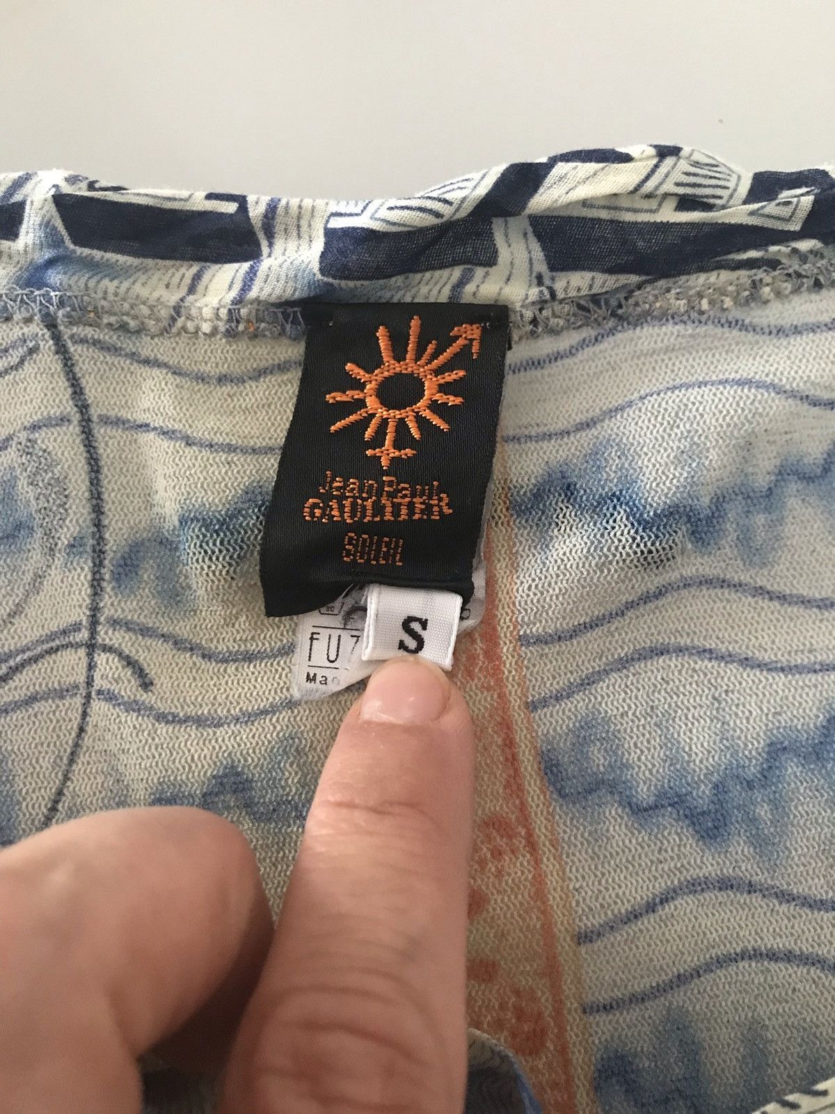 Jean Paul Gaultier Top mesh jean Paul Gaultier soleil vintage Size S / US 4 / IT 40 - 3 Thumbnail