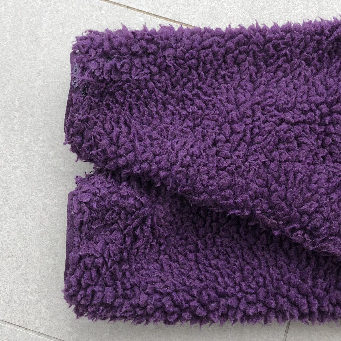 Japanese Brand First Down USA Pile Sherpa Purple Jacket Size US L / EU 52-54 / 3 - 11 Thumbnail