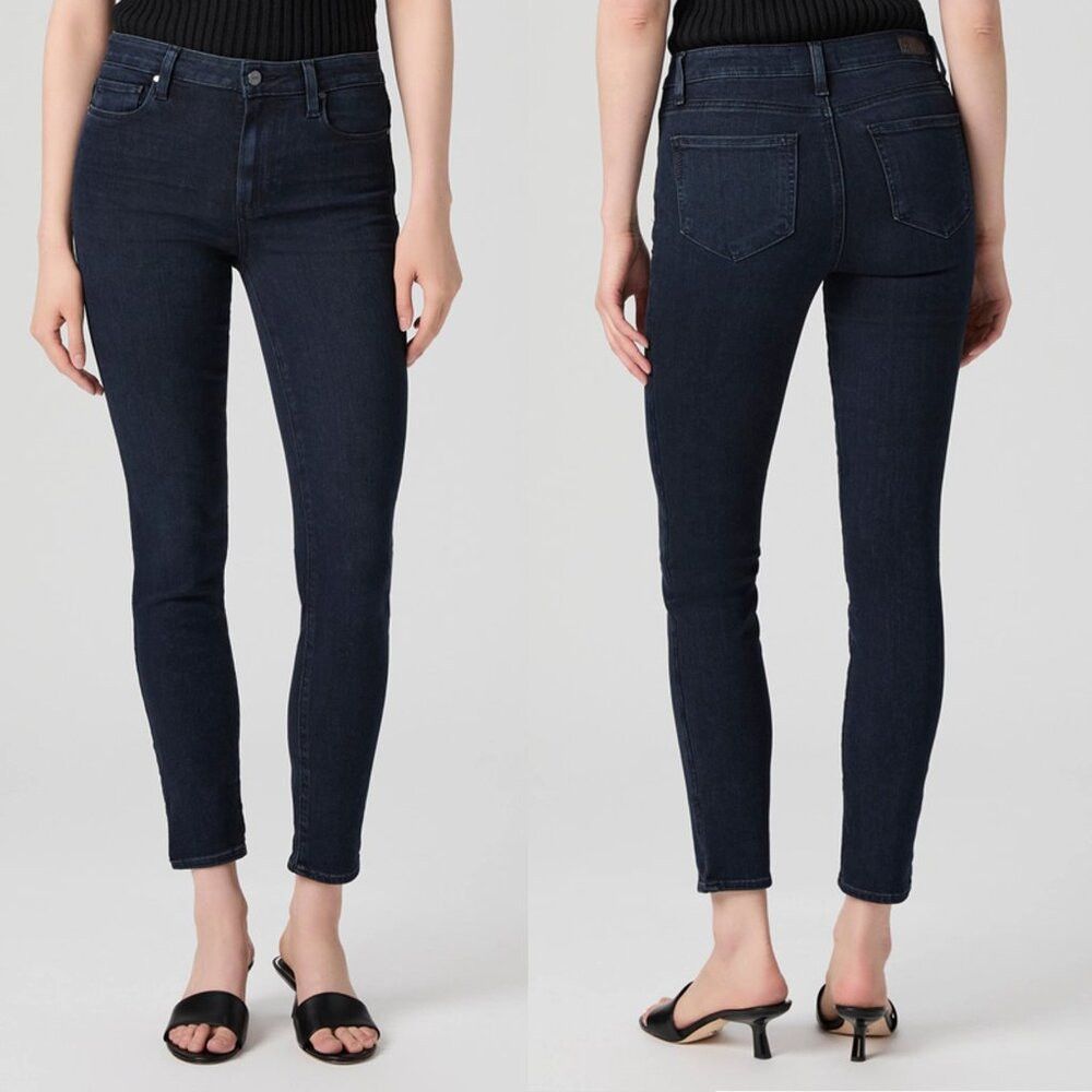 Paige NWT New Paige Hoxton Ankle Skinny Indy Jean Size 25 Size 25" / US 0 / IT 36 - 1 Thumbnail