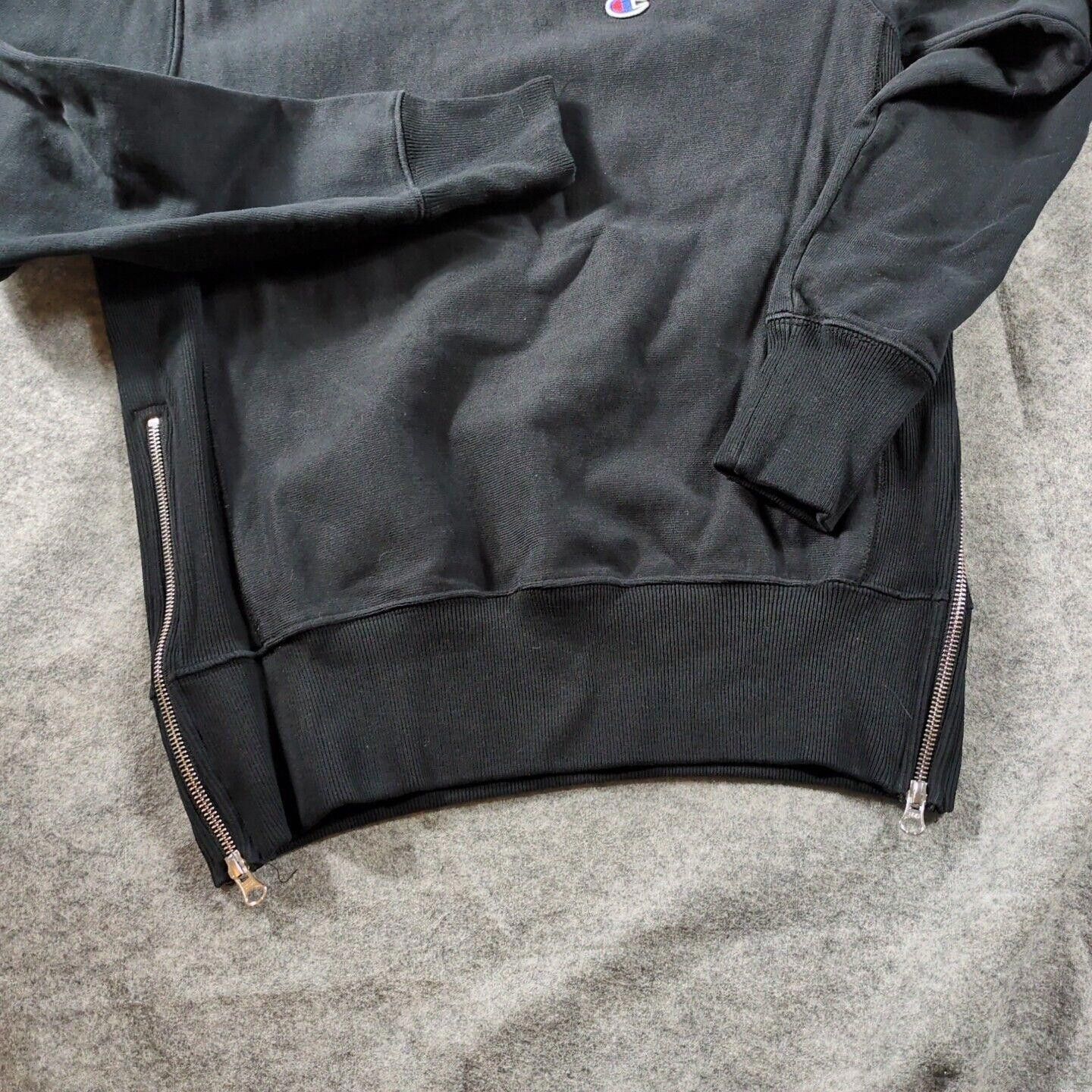 Beams Plus × Champion Champion x Beams Sweatshirt Black M Side Zips Logo Heavy Size US M / EU 48-50 / 2 - 2 Thumbnail