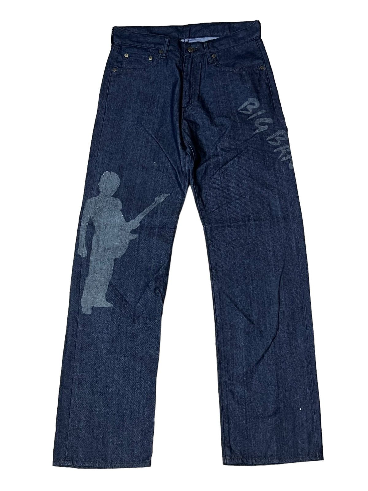 Japanese Brand UNIQLO JEAN X BIG BANG KOREAN K-POP JEANS Size US 30 / EU 46 - 1 Thumbnail